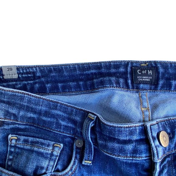 Citizens of Humanity Skinny Jeans Women's 29 Low Rise Blue Wash Denim Distressed - Picture 3 of 8